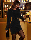 Vestido Fiesta Brilloso Noche Nostalgia Kica