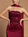 Vestido Largo De Fiesta Elegante Fino Sirena Kica
