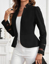 Blazer Chaqueta Entallada Mangas Transparentes Kica