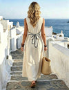 Vestido Linocon Lazo