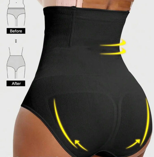 Faja Modeladora Reductora Bombacha Tiro Alto Kica