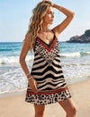 Vestido Solera Corta Verano Animal Print Casual Elisa