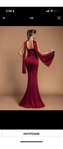 Vestido Largo De Fiesta Elegante Fino Sirena Kica