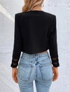 Blazer Torerita Entallada Mangas Transparentes Kica