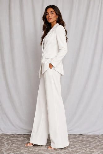 Traje Sastrero Pantalon Y Blazer Mujer Kica