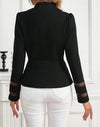 Blazer Torerita Entallada Mangas Transparentes Kica