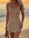 Vestido Mujer Tejido Crochet Corto Verano Playa Elisa
