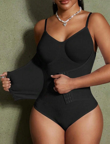 Body Reductor Modelador Con Faja Estiliza Cintura Kica