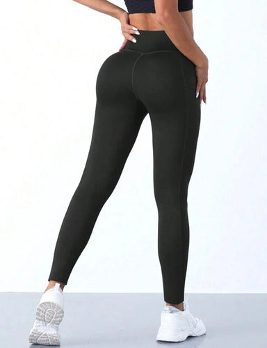 Calza Deportiva Mujer Lisa Bolsillo Kica