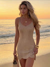 Vestido Mujer Tejido Crochet Corto Verano Playa Elisa
