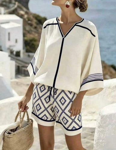 Conjunto Blusa Y Short