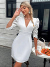 Vestido Mangas Abuchonadas