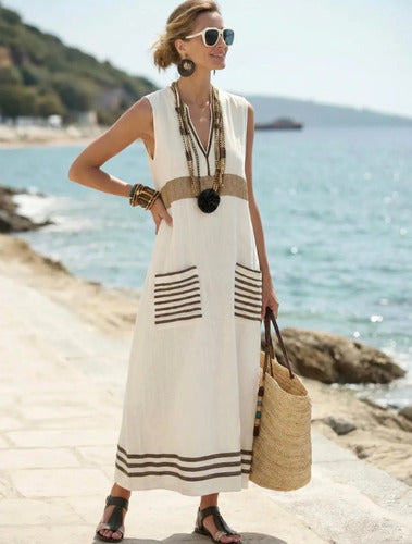 Vestido Largo Playero