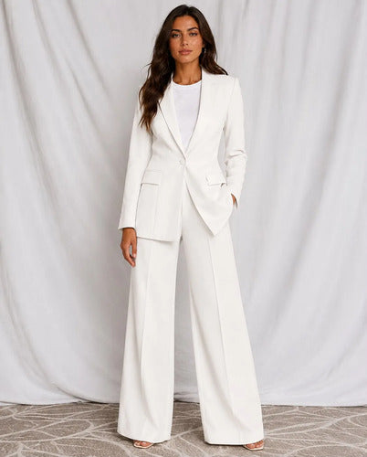 Traje Sastrero Pantalon Y Blazer Mujer Kica
