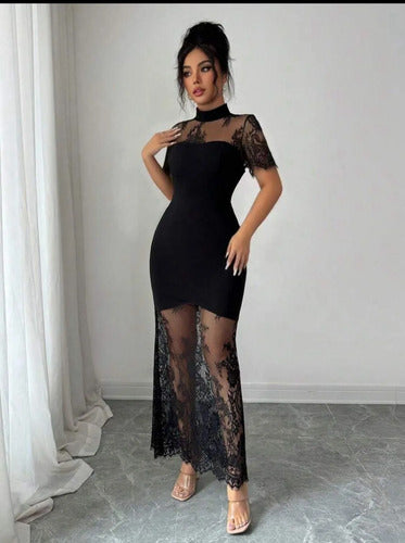 Vestido Fiesta Encaje Kica