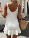 Vestido CortoPlayero Hilo Volados Elisa