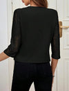 ChaquetaDe Vestir Blazer Mangas Encaje Kica