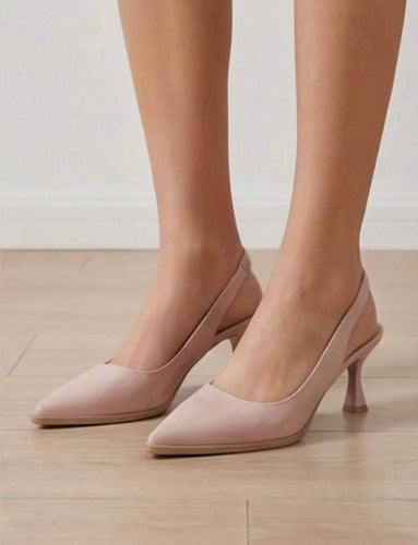 Zapatos Stiletto Punta Fina Taco Trompe Boda Kica