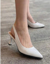 Zapatos Stiletto Punta Fina Taco Trompe Boda Kica