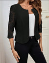 ChaquetaDe Vestir Blazer Mangas Encaje Kica