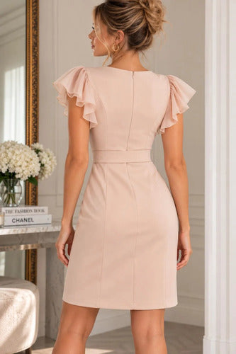 Vestido Elegante Cinturón