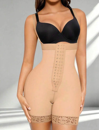 Body Faja Moldeadora Reductor Con Ganchos Y Cierre Kica