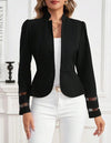 Blazer Chaqueta Entallada Mangas Transparentes Kica