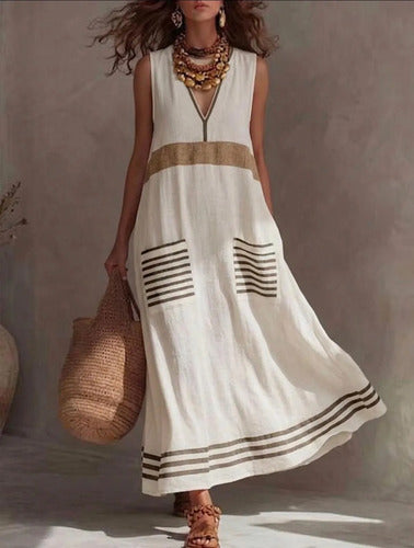 Vestido Largo Playero