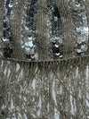 Cartera Sobres De Mano Plateado Kica