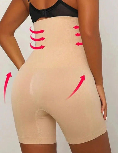 Faja Moldeadora Short Cintura Alta Levanta Glúteos Kica