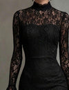 Vestido Largo Fiesta Noche Encaje Kica