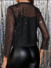 Torerita Chaquetita Fiesta Noche Encaje Negro Kica