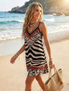 Vestido Solera Corta Verano Animal Print Casual Elisa