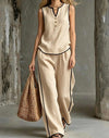 Pantalón Y Blusa Lino