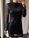 Vestido Fiesta Corto Lentejuelas Kica